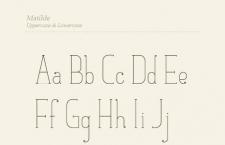 Matilde 典雅英文字体