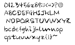 粉笔字效果字体