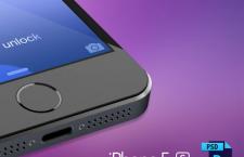 黑色iphone 5s透视效果