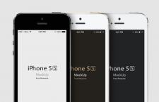iPhone 5s 三种颜色都有，PSD矢量