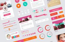 ��ɫ��ƽ��UI�������PSDʸ���ز�