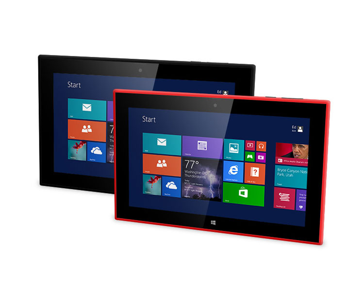 Nokia Lumia 2520 模型概念版，PSD矢量素材