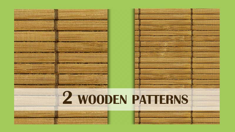 竹席纹理，PS填充图案