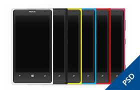 诺基亚Nokia Lumia 1020 PSD素材