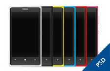 诺基亚Nokia Lumia 1020 PSD素材