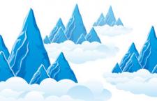 白云青山，AI矢量素材
