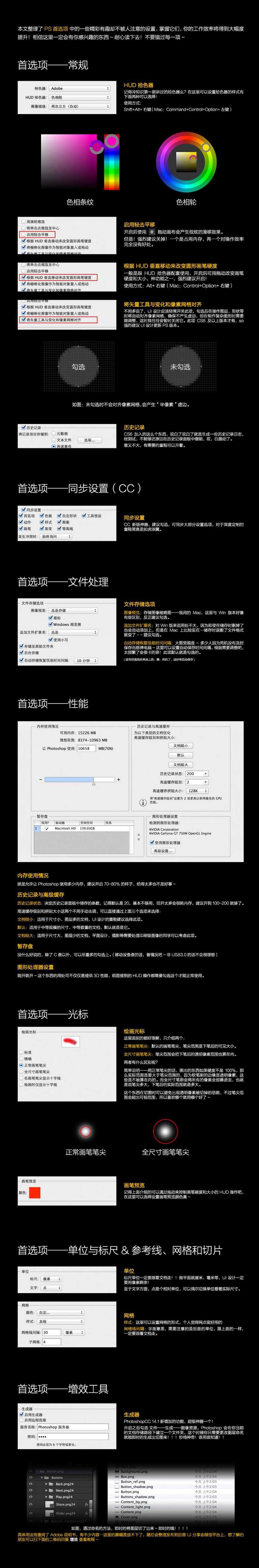 photoshop提高效率操作配置攻略