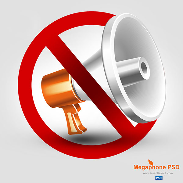 高清禁言标识，PSD分成