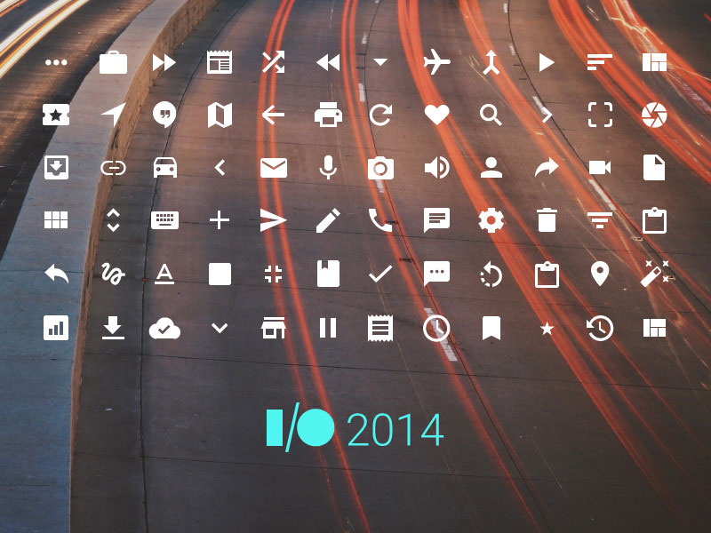 Android5.0最新Google图标，AI源文件