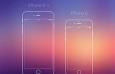 iphone 6线稿 PSD源文件