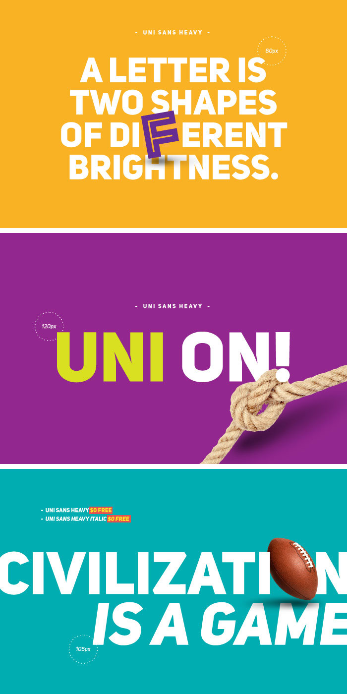 Uni Sans�����ڱ�ƽ����Ƶ�Ӣ������