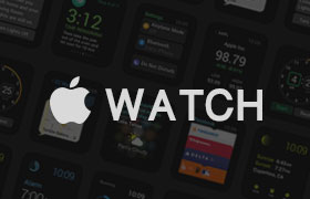 Apple Watch GUI界面，PSD源文件