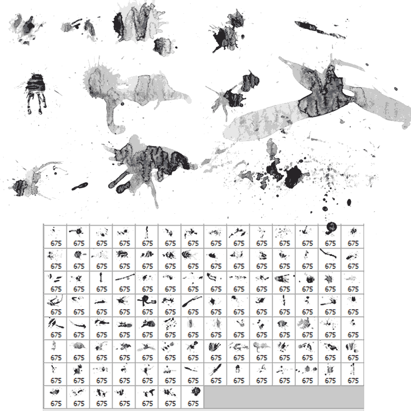 100���ʵ��ˮī�罦PS��ˢ