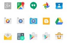 50枚Android L矢量图标集合，AI源文件