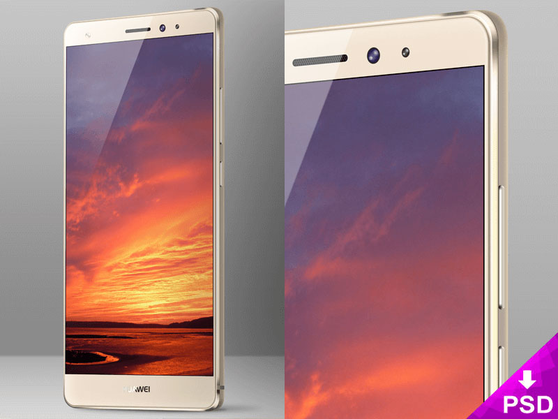华为Huawei Mate S 展示模型，PSD源文件
