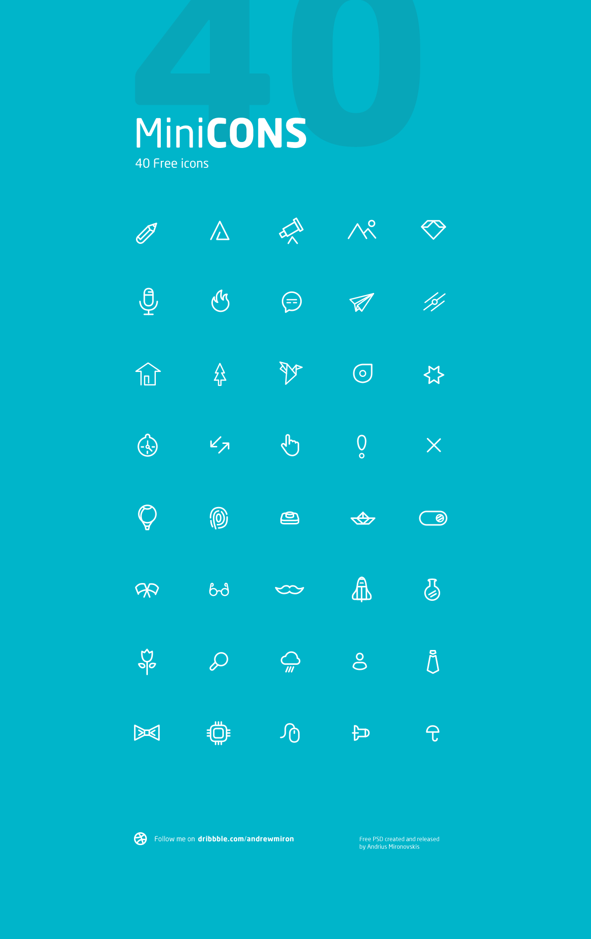 40ö����ͼ�꣬PSDԴ�ļ�