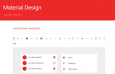 Material Design设计规范模版，PSD源文件