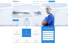 ����ҽ�ƻ�����վģ�壬PSDԴ�ļ�