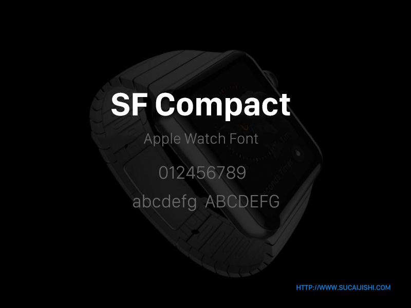 SF Compact，Apple Watch英文字体
