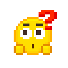 24枚emoji表情像素图标，GIF图标