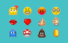 24枚emoji表情像素图标，GIF图标
