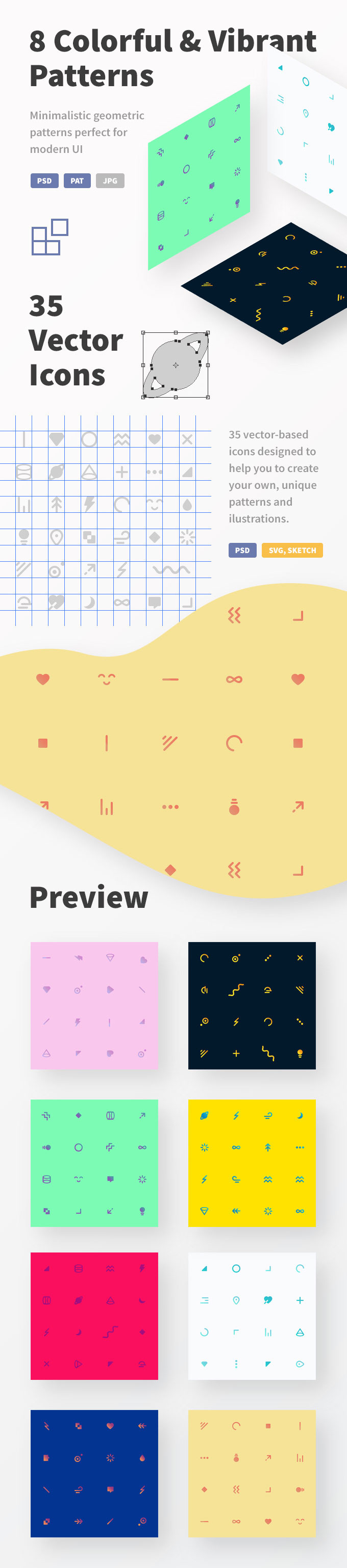 35枚矢量小图标，SVG PSD sketch 源文件