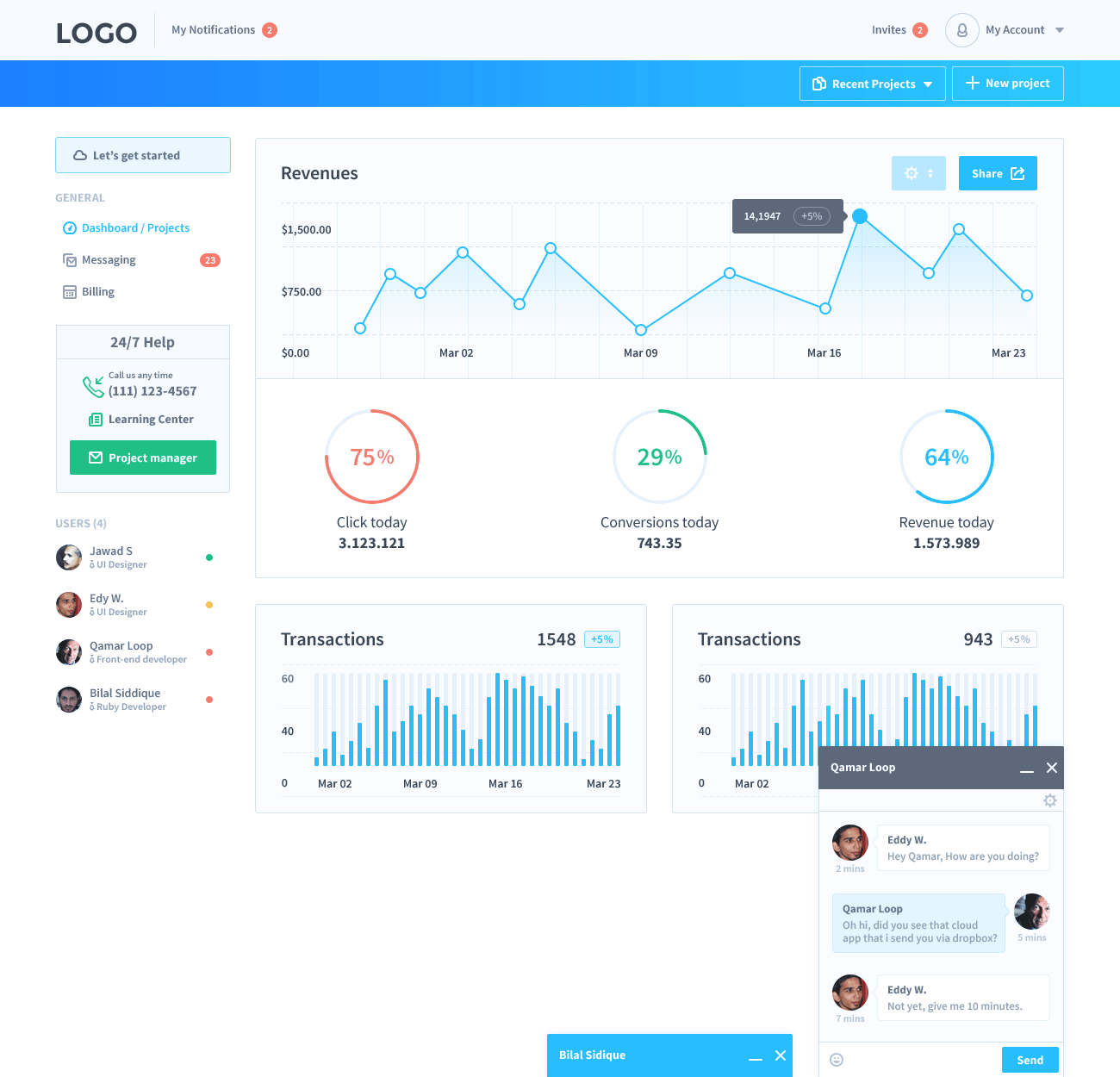 ��ɫ��ƽ������̨UIģ�棬PSDԴ�ļ�