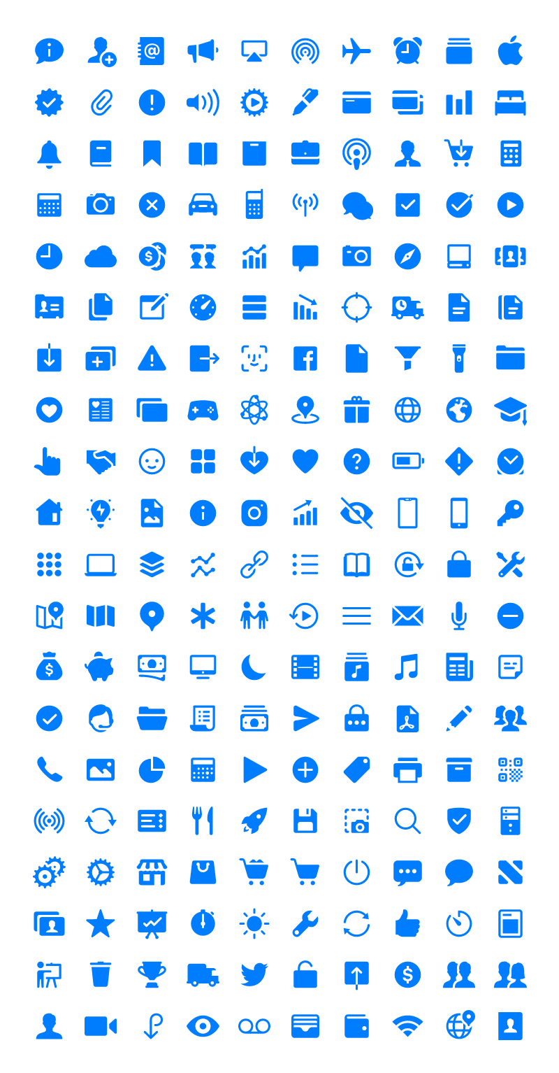 200ö iOS11 Glyphs���ͼ�꣬SVG PNG��ʽ