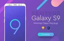 三星 Galaxy S9 手机模型，PSD Sketch 源文件