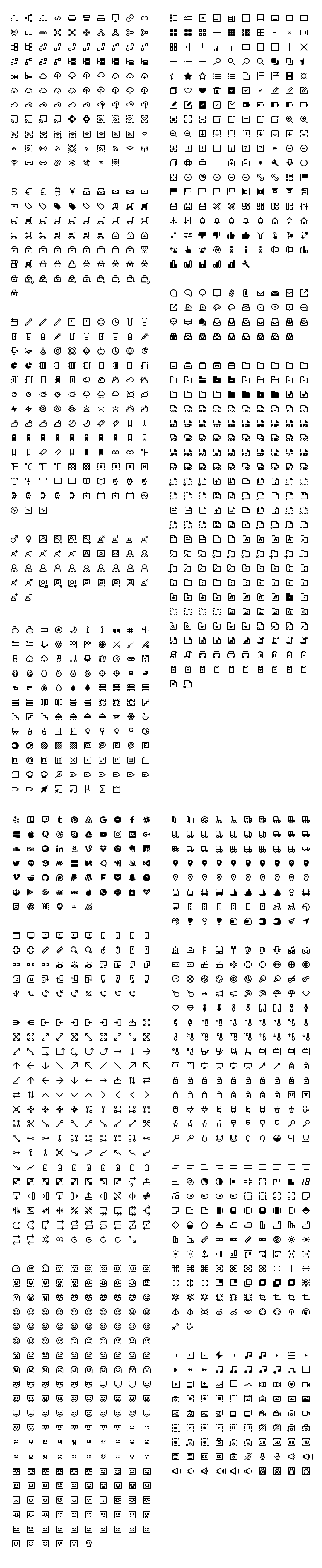 1000+Google风格矢量图标，PSD AI Sketch源文件