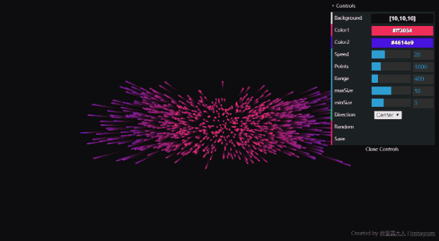 放射线背景生成器