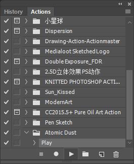 沙漠场景效果，PS动作