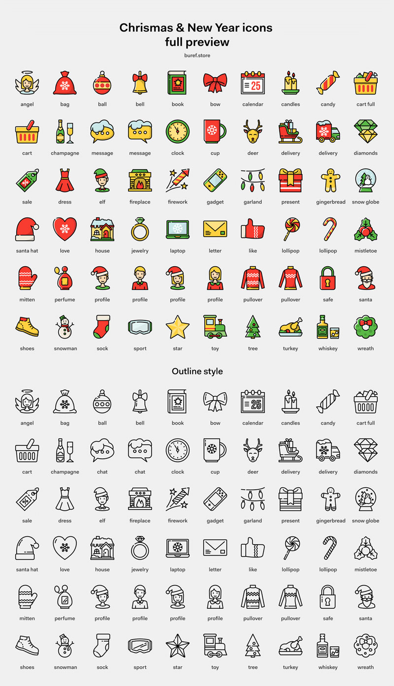 60öʥ����������ͼ�꣬AI sketchԴ�ļ�