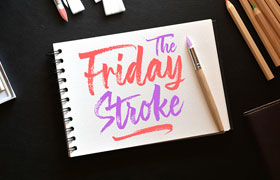 The Friday Stroke 手写英文字体