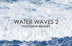 15个高清海浪Photoshop笔刷