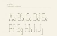 Matilde 典雅英文字体