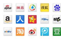 各大知名网站Logo图标素材，PSD格式
