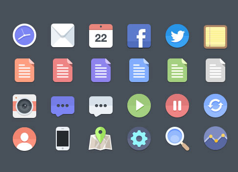 24ö��ƽ��ͼ�꣬PSDʸ���ֲ�