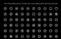 750枚Win8图标大全，矢量PSD分层
