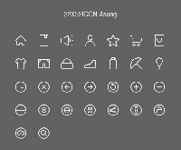 30枚IOS7线性风格小图标