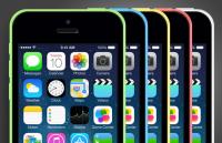 iphone 5C，PSD矢量分层
