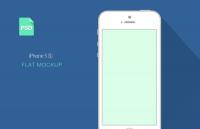 iphone 5s 扁平化风格，psd矢量分层