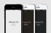 iPhone 5s 三种颜色都有，PSD矢量