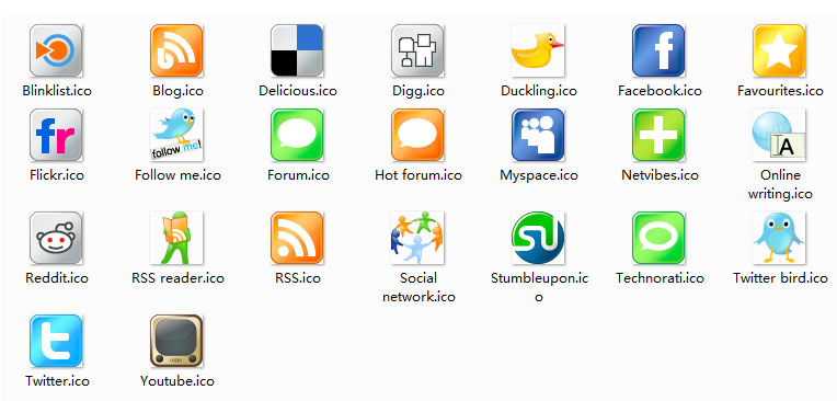 web2.0罻ͼ꣬icoʽ