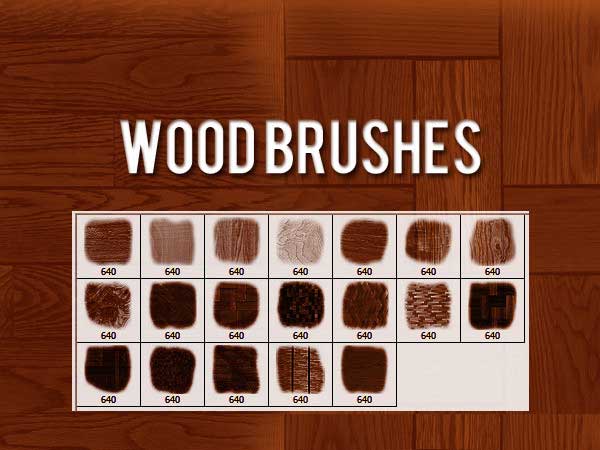 木质地板高清晰PS笔刷