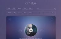  ios7风格UI主题包，PSD矢量分层