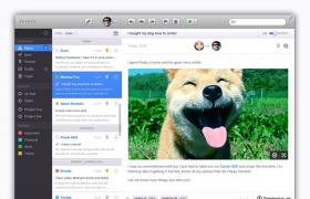 苹果Mac电脑邮箱界面PSD