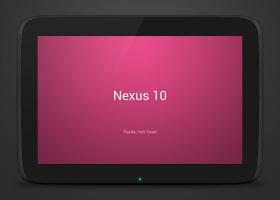 Nexus 10 模型概念版，PSD矢量素材