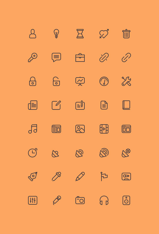 40ö�������ͼ�꣬PSDԴ�ļ�