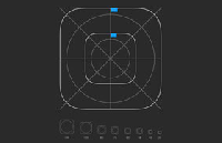 ios7图标线稿，PSD矢量素材